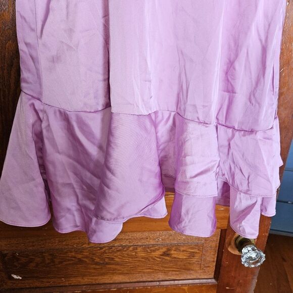 SHEIN Women’s M Purple Ruffle Hem Cami Dress – Size 6 Fair Use - Picture 7 of 8